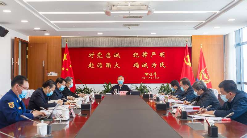 大鸡巴操阴道流水视频黄明在应急管理部党委会上强调 着力加强党委班子自...